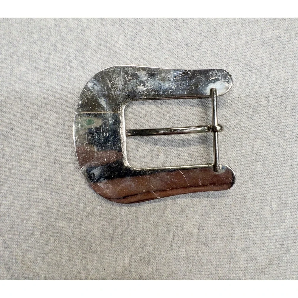 Western Silver Bling Belt Buckle‎ Womens Rodeo Southwestern